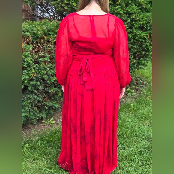 Calvin Klein Vibrant Red Dress - Picture 3 of 4